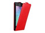 Cadorabo Cover Per Samsung Galaxy J1 2015 Cover Protettiva In Rosso Flip Case Custodia Del Telefono Cellulare Cover