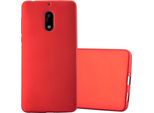 Cadorabo Custodia Protettiva Per Nokia 6 2017 Cover In Rosso Custodia Per Telefono Cellulare Tpu Custodia In Silicone Cover Case