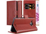 Cadorabo Cover Per Nokia Lumia 950 Xl Cover Protettiva In Rosso Cover Per Cellulare Custodia Libro Custodia