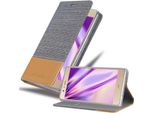 Custodia Cadorabo Per Huawei P8 Max Custodia Protettiva In Grigio Custodia Per Cellulare Custodia A Libro Cover