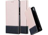 Cadorabo Cover Per Huawei Ascend P7 Cover Protettiva In Rosa Shandy Cover Libro Custodia In Similcuoio