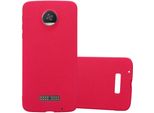 Cadorabo Custodia Protettiva Per Motorola Moto Z2 In Rosso Custodia Del Telefono Cellulare Tpu Etui Cover Case
