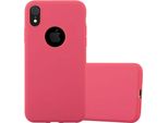 Custodia Cadorabo Per Apple Iphone Xr Custodia Protettiva In Rosso Custodia Per Cellulare Tpu Custodia In Silicone Cover