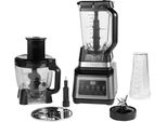 NINJA Kompakt-Küchenmaschine 3-in-1 mit Auto-iQ BN800EU, schwarz, B:19cm H:44,5cm T:25cm, Küchenmaschinen, 1,8 l Schüssel, 0,7 l Tasse und weiterem Zubehör, Kompakt-Küchenmaschine