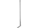 Zaunpfosten Alberts, Grau (Feuerverzinkt), B:3Cm H:95Cm T:3Cm, Stahl, Zaunpfosten, Zum Aufschrauben, LäNge 950 Mm, Pfosten 30 X 30 Mm