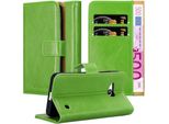 Cadorabo Cover Per Nokia Lumia 550 Cover Protettiva In Verde Cover Per Cellulare Cover Libro Custodia