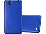 Cadorabo Custodia Protettiva Per Sony Xperia C4 Cover In Blu Custodia Del Telefono Cellulare Tpu Custodia In Silicone Cover Case