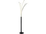 Globo Lighting LED Stehlampe "Bizzy", Schwarz, Leuchten, Stehleuchte/Wohnzimmer/Schlafzimmer/Flur, LED Stehlampe