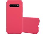 Custodia Cadorabo Per Samsung Galaxy S10 4G Custodia Protettiva In Rosso Custodia Per Cellulare Tpu Custodia In Silicone Cover
