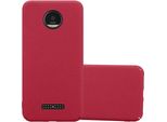 Cadorabo Custodia Protettiva Per Motorola Moto Z In Rosso Custodia Rigida Per Telefono Cellulare Cover