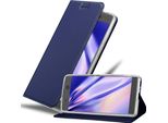 Cadorabo Custodia Per Cellulare Per Sony Xperia Xa Custodia Protettiva In Blu Cover Etui Book Case Booklet