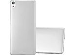 Cadorabo Cover Per Sony Xperia Xa Cover Protettiva In Argento Custodia Rigida Per Telefono Cellulare Cover Case