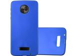 Cadorabo Custodia Protettiva Per Motorola Moto Z In Blu Custodia Del Telefono Cellulare Tpu Custodia In Silicone Cover Case