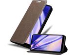 Cadorabo Cover Per Lg K50S Cover Protettiva In Marrone Custodia Per Cellulare Cover Chiusura Magnetica