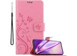 Cadorabo Cover Per Samsung Galaxy S10 5G Cover Protettiva In Rosa Cover Protettiva Cover Telefono Cellulare Cover Fiori Custodia Fiore