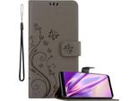 Cadorabo Cover Per Samsung Galaxy S8 Cover Protettiva In Grigio Cover Protettiva Cover Per Telefono Cellulare Cover Fiori Custodia Fiore
