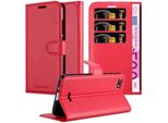 Cadorabo Custodia Per Xiaomi Redmi 6A Cover Protettiva In Rosso Custodia Per Cellulare Cover Chiusura Magnetica