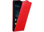 Custodia Cadorabo Per Huawei P9 Plus Custodia Protettiva In Rosso Custodia Per Cellulare Flip Case Cover