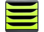 Cassettiera Exacompta Big Box 4 Cassetti Aperti Iderama Verde Anice