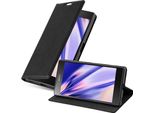 Cadorabo Cover Per Sony Xperia Z5 Cover Protettiva In Nero Custodia Per Cellulare Cover Chiusura Magnetica