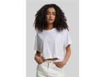 Urban Classics Donna - Top Corto Oversize Weiß - M
