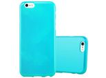 Cadorabo Custodia Protettiva Per Apple Iphone 6 / 6S Custodia In Tpu Blu Custodia Cover