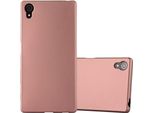 Cadorabo Custodia Protettiva Per Sony Xperia Z5 Cover In Oro Custodia Del Telefono Cellulare Tpu Custodia In Silicone Custodia Cover