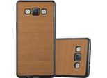 Cadorabo Custodia Del Telefono Cellulare Per Samsung Galaxy A5 2015 In Marrone Custodia Protettiva Tpu Silicone Cover