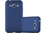 Cadorabo Cover Per Samsung Galaxy J1 2015 Cover Protettiva In Blu Custodia Rigida Cover Per Telefono Cellulare
