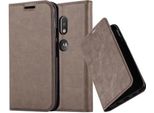 Cadorabo Custodia Per Motorola Moto G4 Play Cover Protettiva In Marrone Custodia Per Cellulare Cover Chiusura Magnetica
