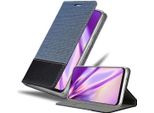 Cadorabo Custodia Per Samsung Galaxy M21 / M30S Custodia Protettiva In Blu Custodia Per Telefono Cellulare Custodia A Libro Cover