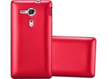 Cadorabo Custodia Protettiva Per Sony Xperia Sp In Rosso Custodia Del Telefono Cellulare Custodia In Silicone Tpu Custodia Cover