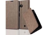 Cadorabo Cover Per Nokia Lumia 550 Cover Protettiva In Marrone Custodia Per Cellulare Cover Chiusura Magnetica
