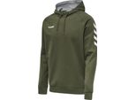 Hummel Go Cotone Felpa Con Cappuccio Uomo Foglia D'uva S