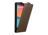 Cadorabo Cover Per Lg Google Nexus 5 Cover Protettiva In Marrone Flip Case Custodia Del Telefono Cellulare Case Cover