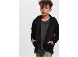 Urban Classics Ragazzi Felpa Con Cappuccio E Zip Nera - 134/140