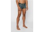 Urban Classics Uomo Boxer 5-Pack Ban.Aop+Brand.Aop+Cha+Blk+Wht - Xxl