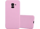 Cadorabo Custodia Per Samsung Galaxy A8 Plus 2018 Custodia Protettiva In Rosa Custodia Per Telefono Cellulare Tpu Silicone Custodia Cover