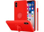 Custodia Cadorabo Per Apple Iphone X / Xs Custodia Protettiva In Rosso Custodia Per Cellulare Tpu Custodia Cover