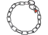 Collare Per Cani Hs Sprenger Color Argento Con Maglie Da 3 Mm Mezza Lunghezza 50 Cm