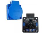 Presa Di Corrente Incorporata Schuko 230V IP54 Tpe 6536