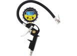 Dunlop Manometro Digitale Della Pressione Degli Pneumatici Manometro Universale Della Pressione Degli Pneumatici - Auto, Bicicletta, Moto E Camion - Nero