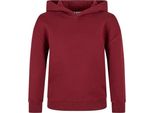 Urban Classics Girls Felpa Con Cappuccio Biologica Bordeaux - 110/116