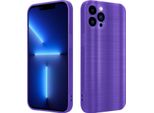 Cadorabo Custodia Per Apple Iphone 13 Pro Max Custodia Protettiva In Viola Custodia Del Telefono Cellulare Custodia In Silicone Tpu Custodia