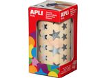 Apli Kids 11117 Adesivo Apli Kids "Stelle"", In Rotolo, Argento"