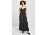 DáMský Overal Urban Classics Ladies Modal Spaghetti Jumpsuit Nero - Xs