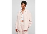 DáMská KošIle Urban Classics Ladies Quilted Sweat Overshirt Rosa - L