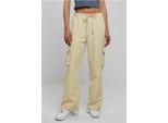 Urban Classics Donna Vicose Pantaloni Cargo A Gamba Dritta In Cemento - M