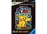 Drewniana UkłAdanka Pikachu 300 ElementóW - Ekologiczny Puzzle