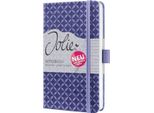 Sigel JN130 Taccuino Sigel Jolie Flair, Pelle Finta, Din A6, Viola